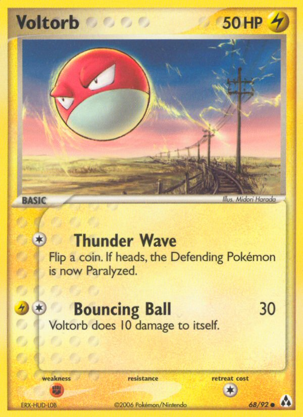 Voltorb (68/92) [EX: Legend Maker] | Devastation Store