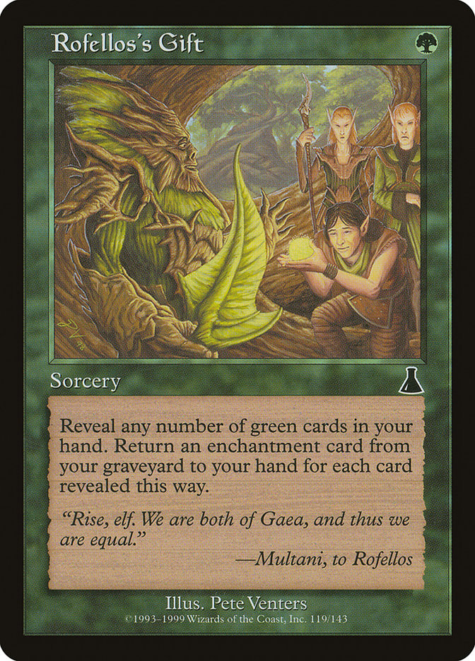 Rofellos's Gift [Urza's Destiny] | Devastation Store