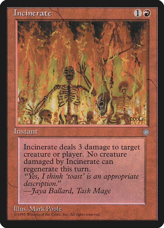 Incinerate [Ice Age] | Devastation Store