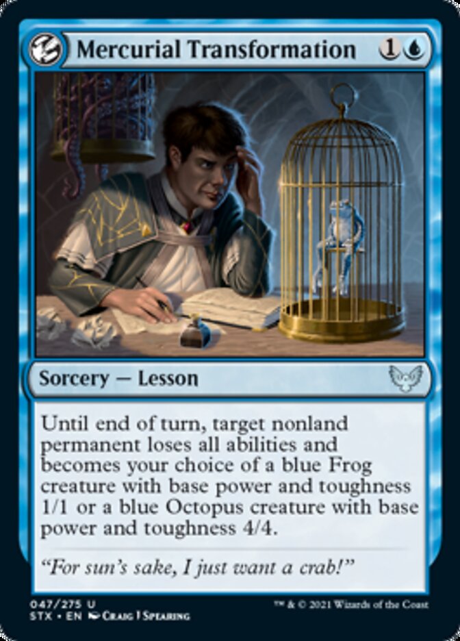 Mercurial Transformation [Strixhaven: School of Mages] | Devastation Store