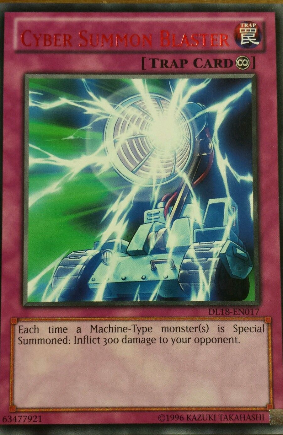 Cyber Summon Blaster (Red) [DL18-EN017] Rare | Devastation Store