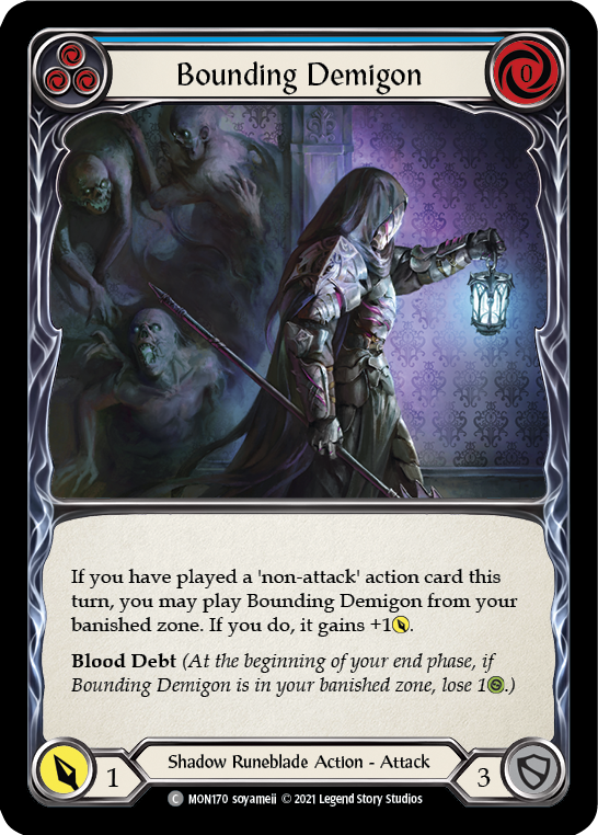 Bounding Demigon (Blue) [MON170] 1st Edition Normal - Devastation Store | Devastation Store