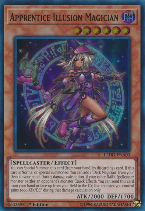 Apprentice Illusion Magician [LEDD-ENA03] Ultra Rare | Devastation Store