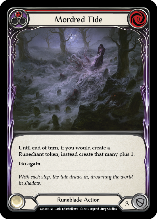 Mordred Tide [ARC081-M] 1st Edition Rainbow Foil - Devastation Store | Devastation Store