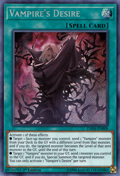Vampire's Desire [DASA-EN008] Secret Rare | Devastation Store