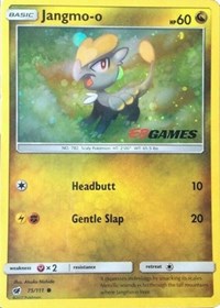 Jangmo-o (75/111) (Cosmos Holo) (EB Games Promo) [Sun & Moon: Crimson Invasion] | Devastation Store