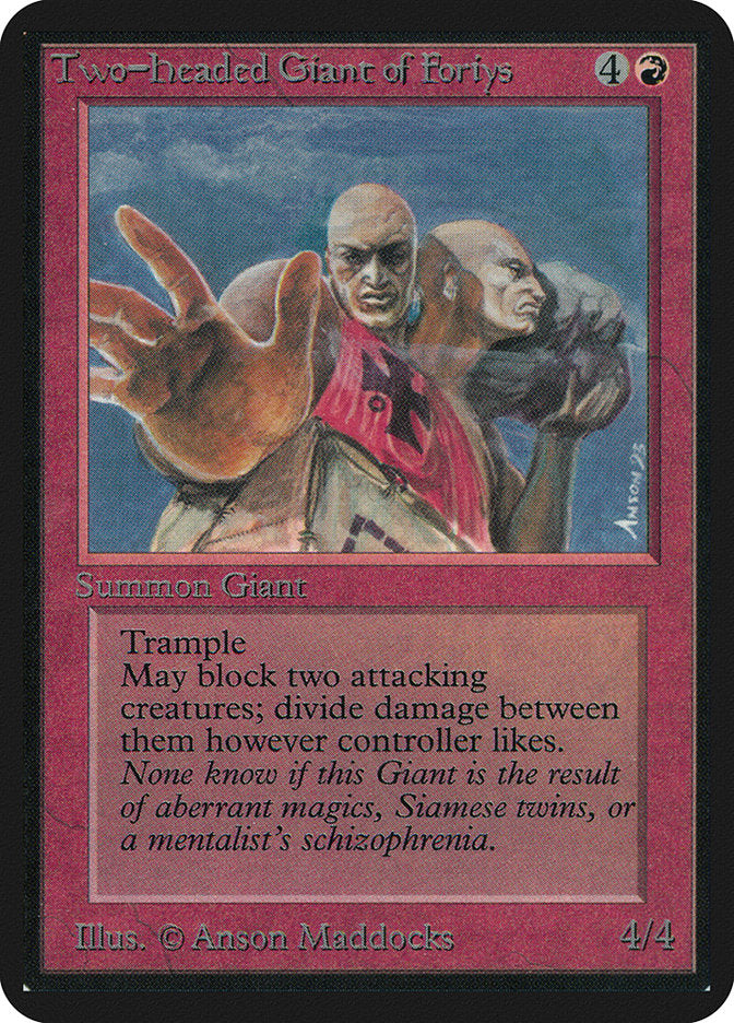 Two-Headed Giant of Foriys [Limited Edition Alpha] - Devastation Store | Devastation Store