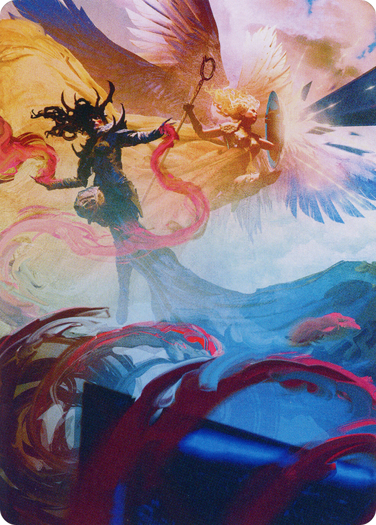 Drana and Linvala Art Card [March of the Machine Art Series] | Devastation Store