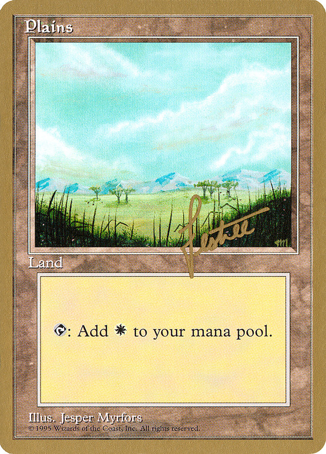 Plains (bl365) (Bertrand Lestree) [Pro Tour Collector Set] | Devastation Store