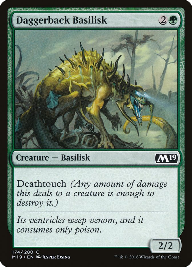 Daggerback Basilisk [Core Set 2019] - Devastation Store | Devastation Store