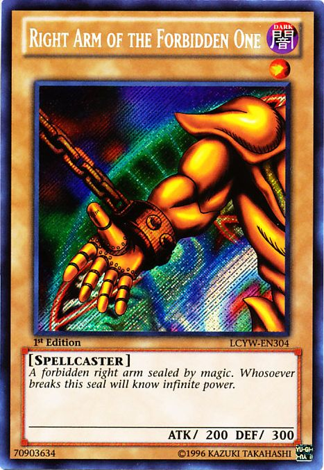 Right Arm of the Forbidden One [LCYW-EN304] Secret Rare | Devastation Store