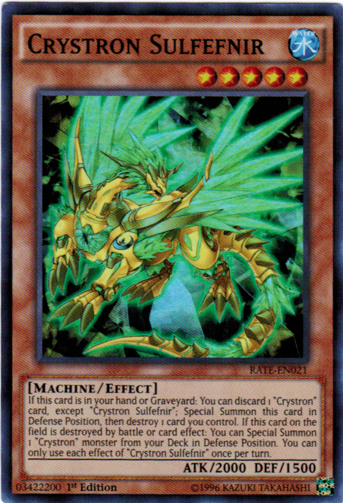 Crystron Sulfefnir [RATE-EN021] Super Rare | Devastation Store