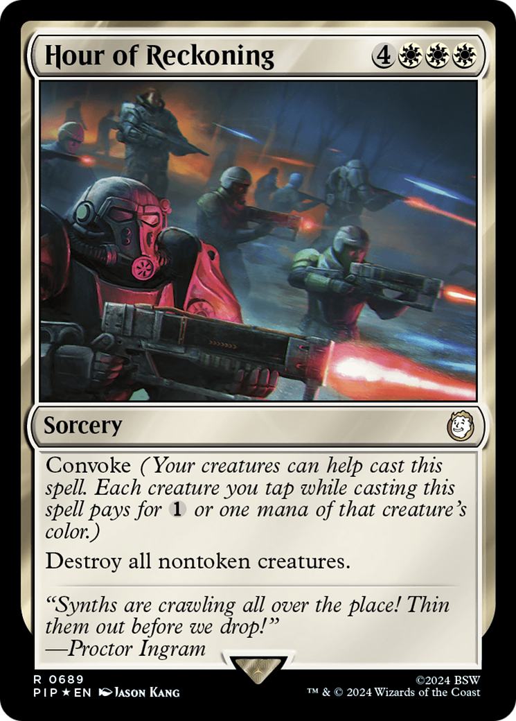 Hour of Reckoning (Surge Foil) [Fallout] | Devastation Store