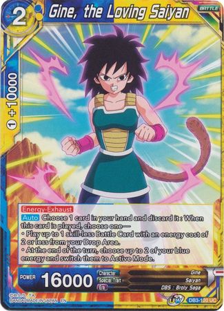 Gine, the Loving Saiyan [DB3-120] | Devastation Store