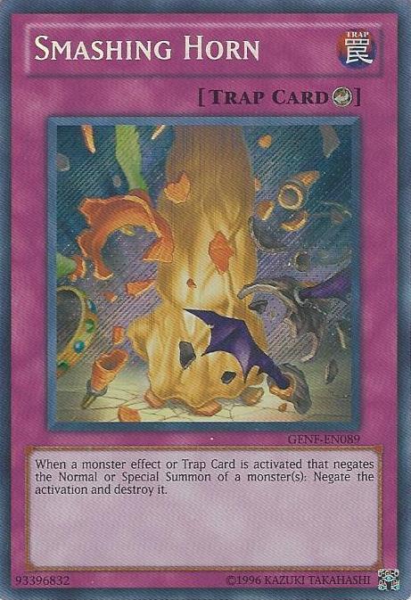 Smashing Horn [GENF-EN089] Secret Rare | Devastation Store