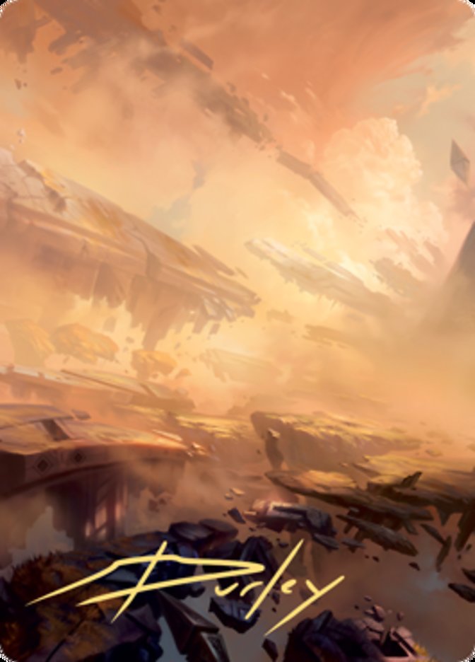 Plains 1 Art Card (Gold-Stamped Signature) [Zendikar Rising Art Series] | Devastation Store