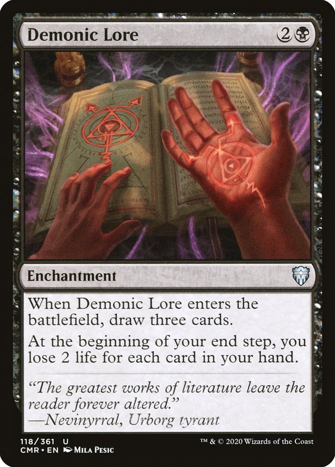 Demonic Lore [Commander Legends] | Devastation Store