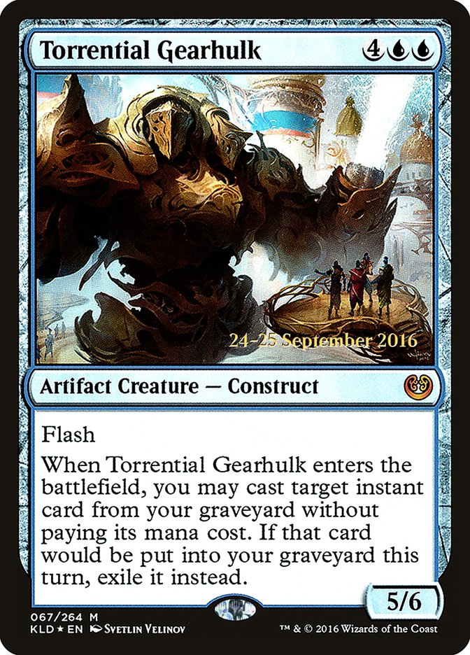 Torrential Gearhulk  [Kaladesh Prerelease Promos] | Devastation Store