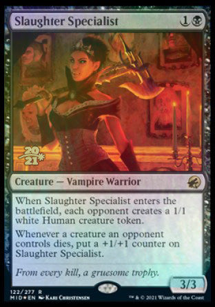 Slaughter Specialist [Innistrad: Midnight Hunt Prerelease Promos] | Devastation Store