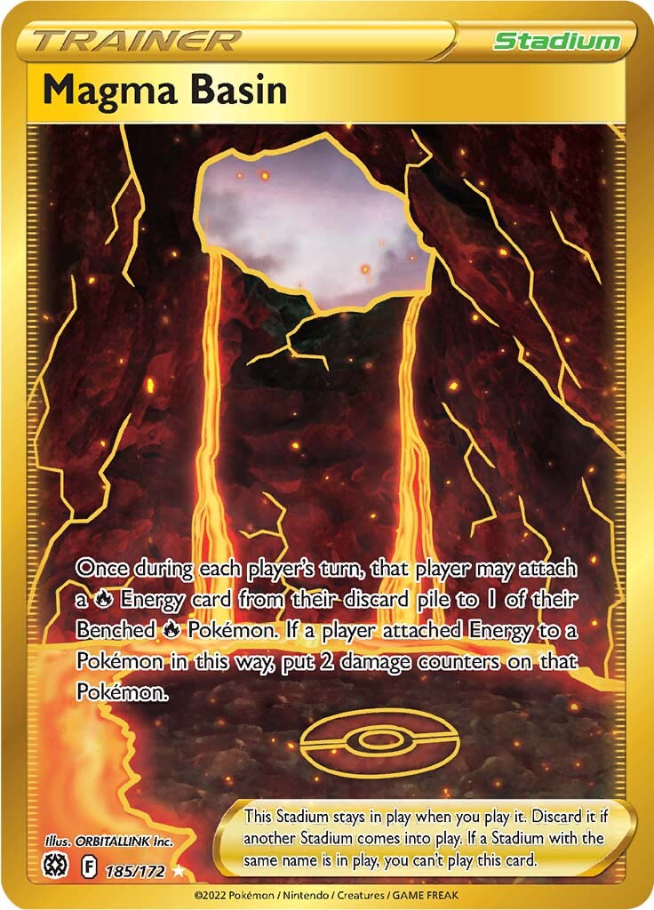 Magma Basin (185/172) [Sword & Shield: Brilliant Stars] | Devastation Store