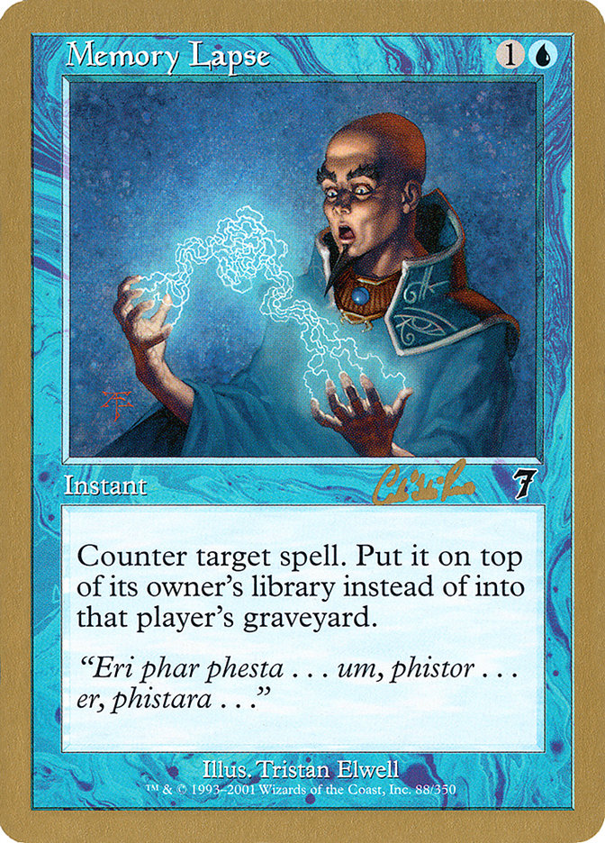 Memory Lapse (Carlos Romao) [World Championship Decks 2002] | Devastation Store