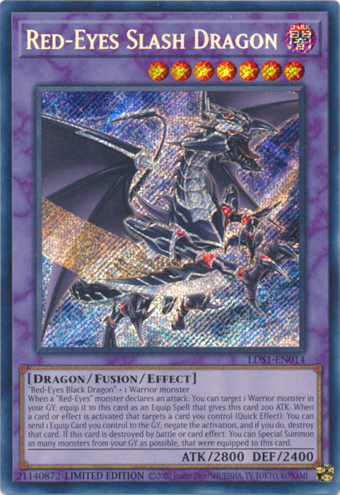 Red-Eyes Slash Dragon [LDS1-EN014] Secret Rare | Devastation Store