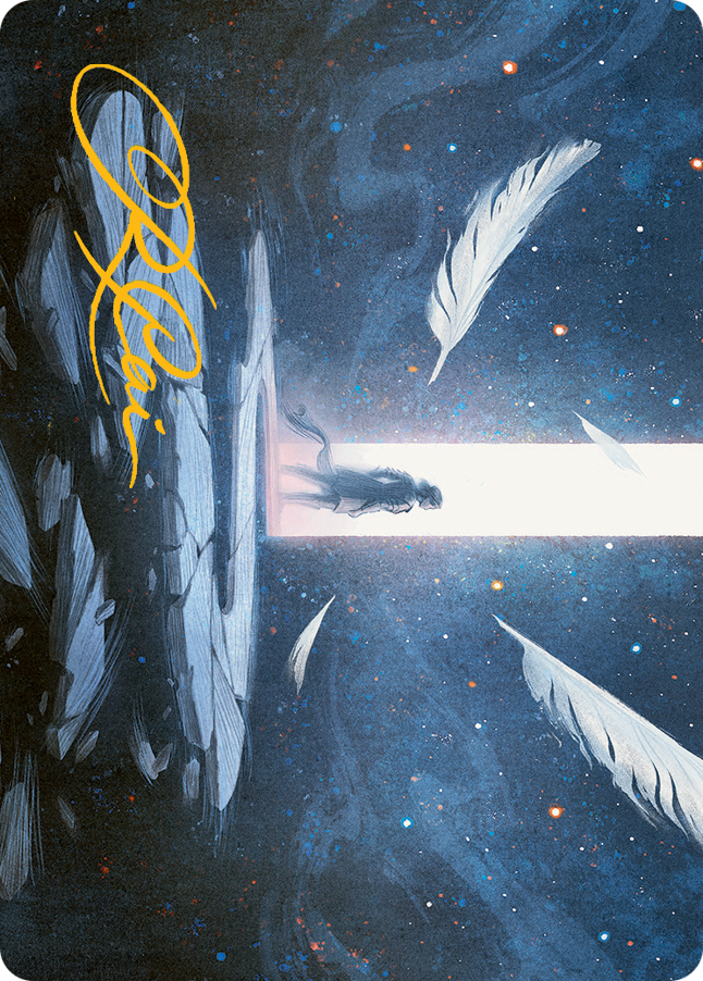 Moment of Truth Art Card (Gold-Stamped Signature) [March of the Machine Art Series] | Devastation Store