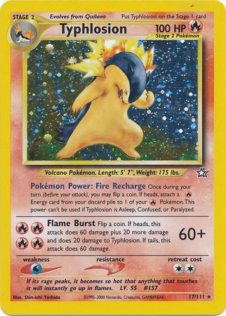 Typhlosion (17/111) [Neo Genesis Unlimited] | Devastation Store