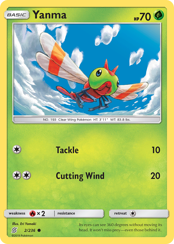 Yanma (2/236) [Sun & Moon: Unified Minds] | Devastation Store