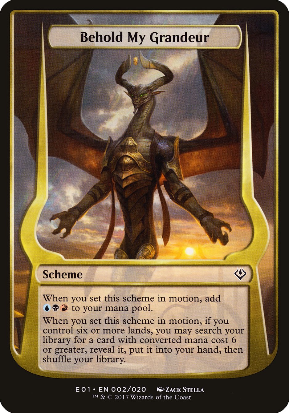 Behold My Grandeur (Schemes) [Archenemy: Nicol Bolas Schemes] - Devastation Store | Devastation Store