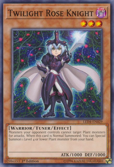 Twilight Rose Knight [LED4-EN029] Common | Devastation Store