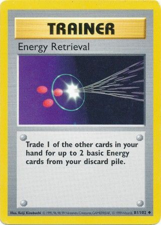 Energy Retrieval (81/102) [Base Set Shadowless Unlimited] | Devastation Store