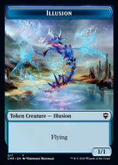 Illusion // Saproling Token [Commander Legends Tokens] | Devastation Store