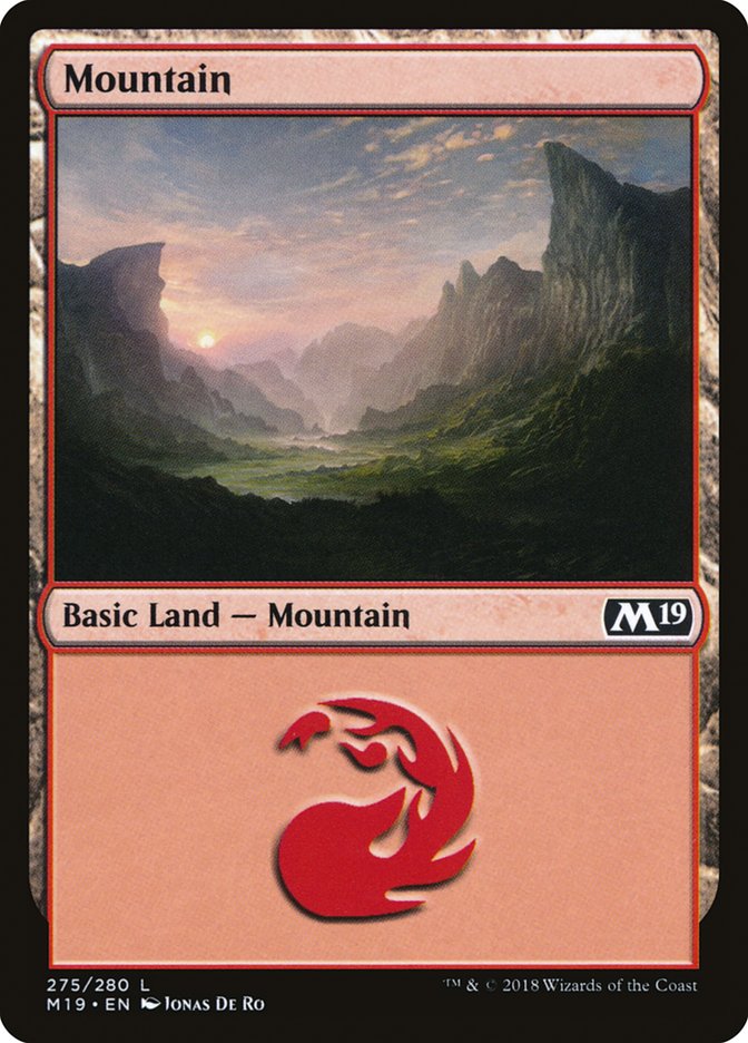 Mountain (275) [Core Set 2019] | Devastation Store