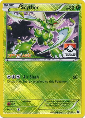 Scyther (4/108) (League Promo 3rd Place) [Black & White: Dark Explorers] | Devastation Store