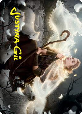 Ancestor's Embrace Art Card (Gold-Stamped Signature) [Innistrad: Crimson Vow Art Series] | Devastation Store