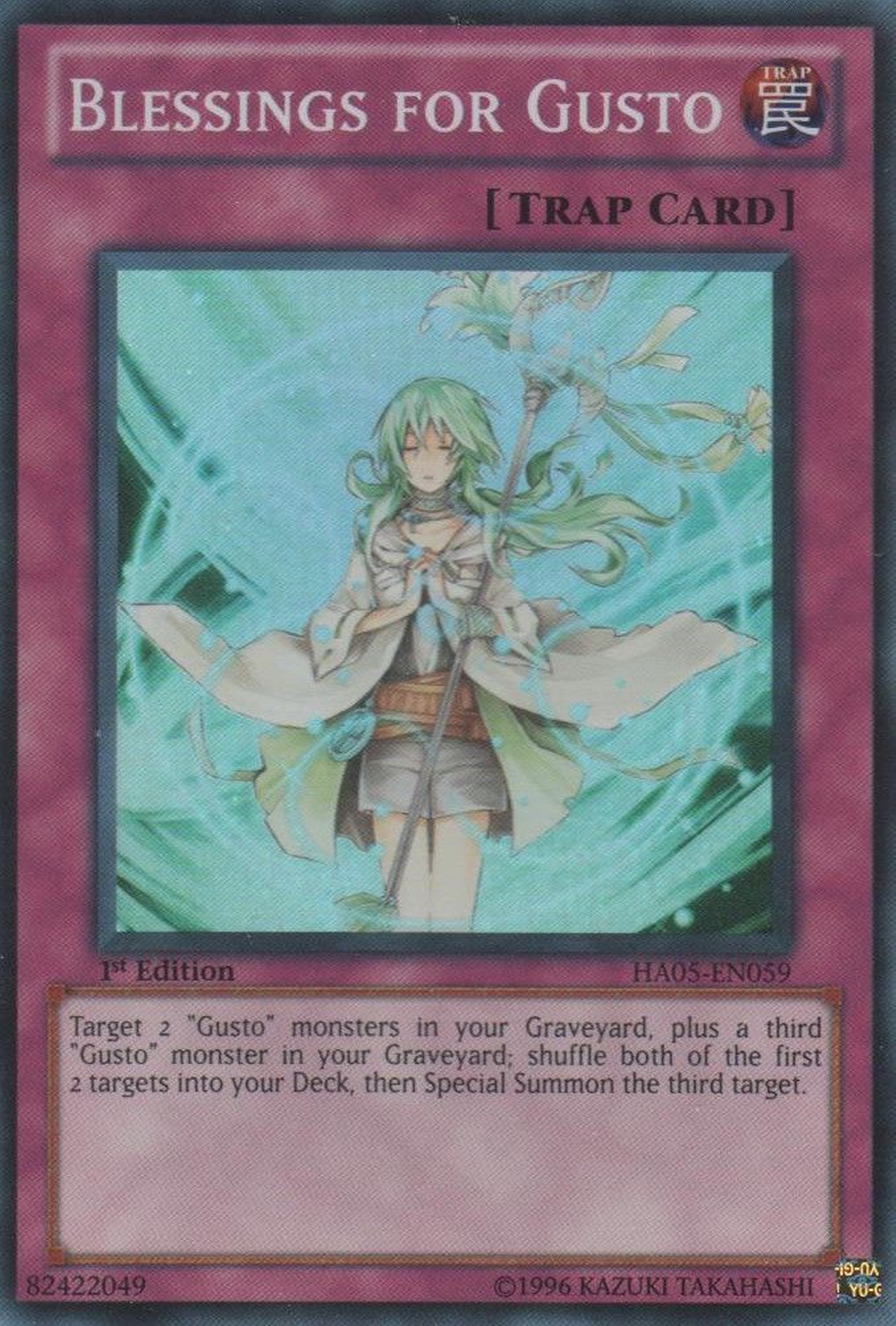 Blessings for Gusto [HA05-EN059] Super Rare | Devastation Store