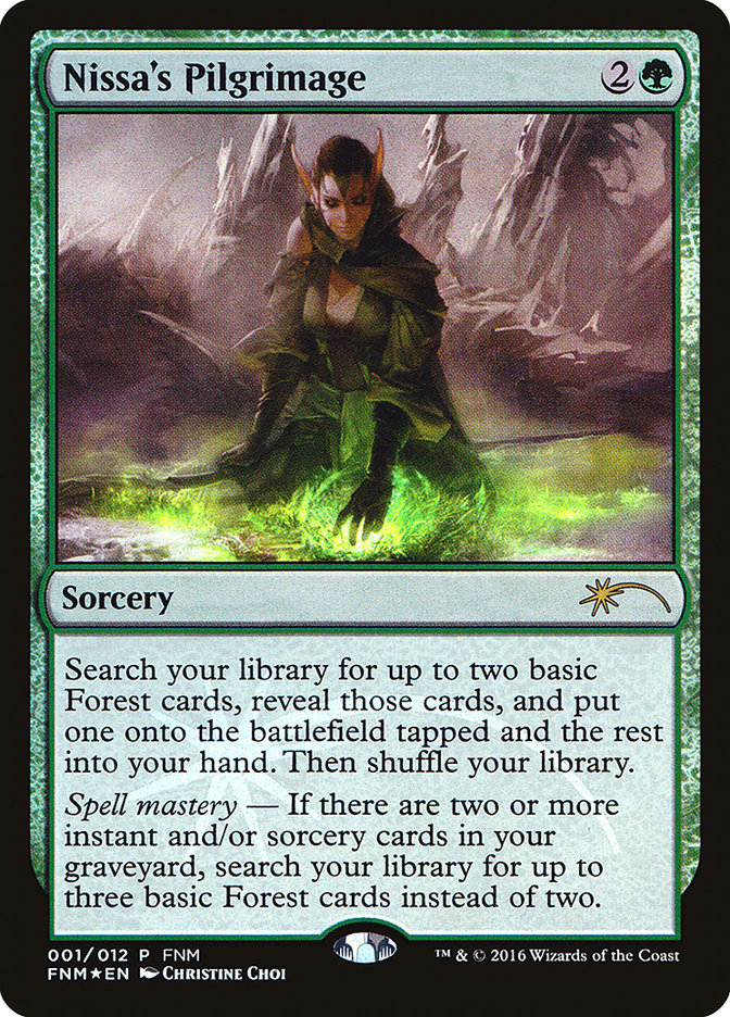 Nissa's Pilgrimage [Friday Night Magic 2016] | Devastation Store