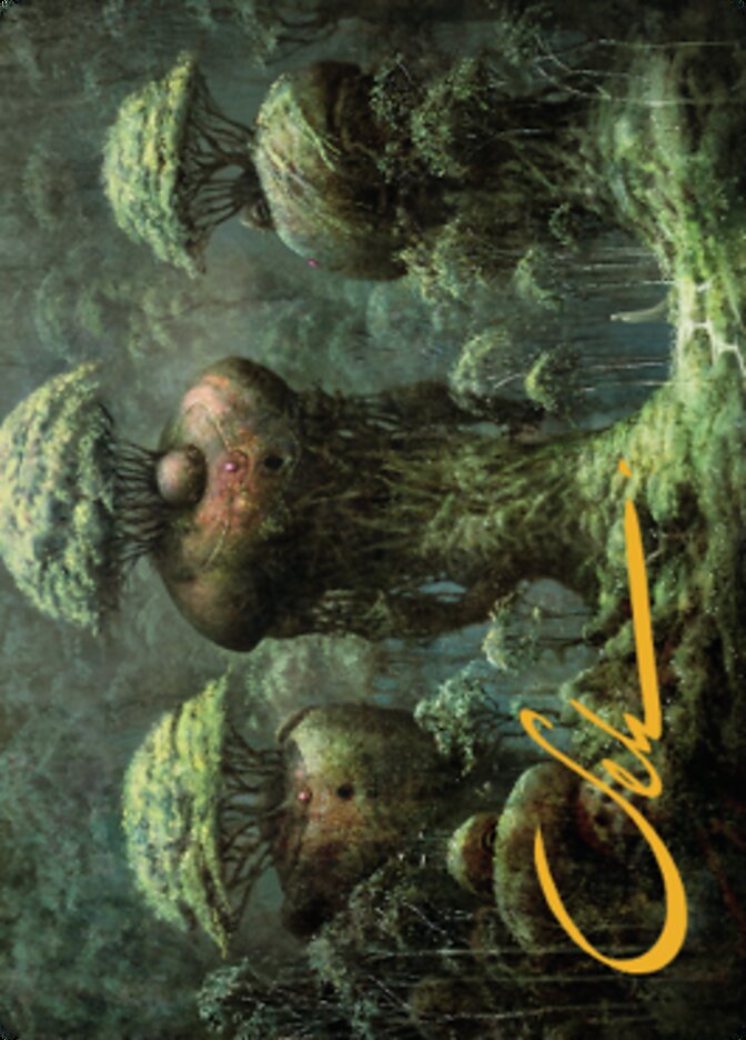 Forest Art Card (Gold-Stamped Signature) [Dominaria United Art Series] | Devastation Store