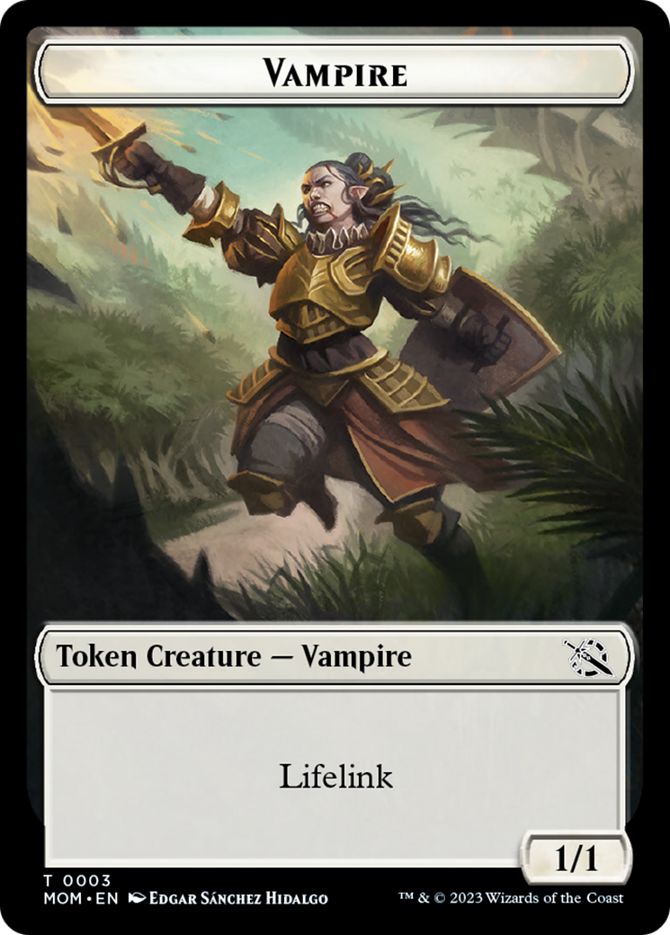 Elemental (9) // Vampire Double-Sided Token [March of the Machine Tokens] | Devastation Store