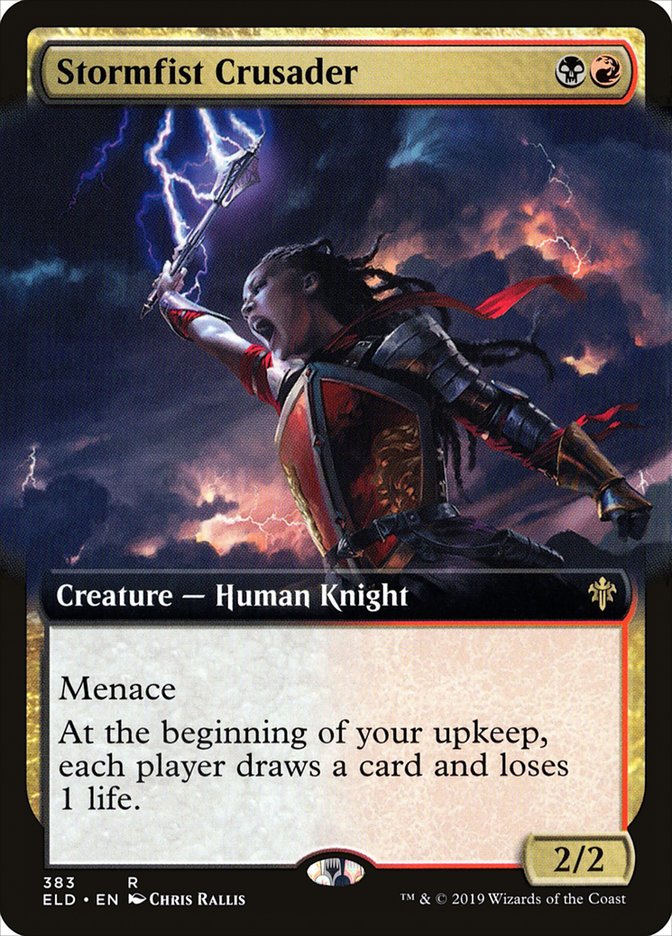 Stormfist Crusader (Extended) [Throne of Eldraine] | Devastation Store