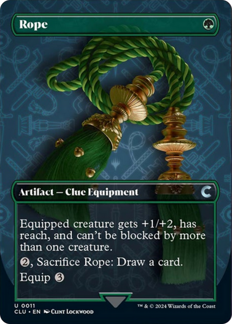 Rope (Borderless) [Ravnica: Clue Edition] | Devastation Store