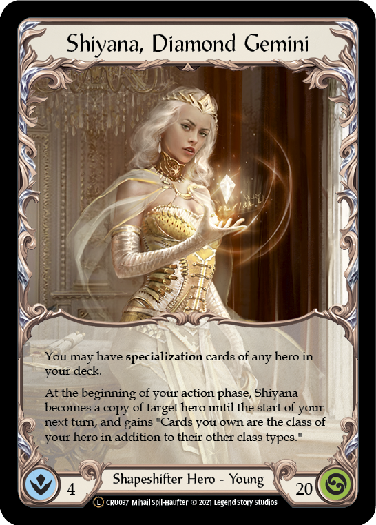Shiyana, Diamond Gemini (Rainbow Foil) [CRU097-RF] Unlimited Rainbow Foil | Devastation Store
