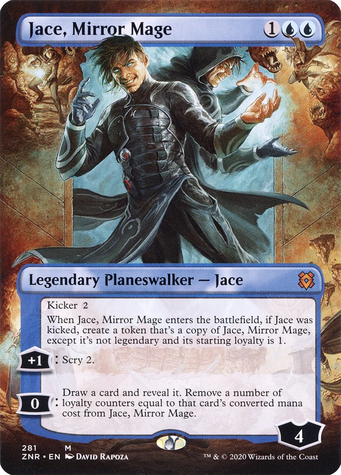 Jace, Mirror Mage (Borderless) [Zendikar Rising] | Devastation Store