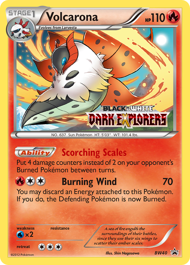 Volcarona (BW40) [Black & White: Black Star Promos] | Devastation Store