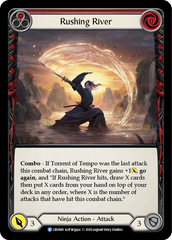 Rushing River (Red) [CRU060] 1st Edition Rainbow Foil - Devastation Store | Devastation Store