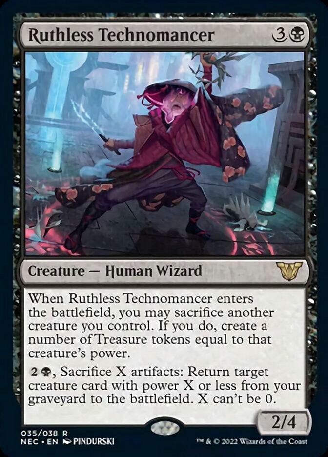 Ruthless Technomancer [Kamigawa: Neon Dynasty Commander] | Devastation Store
