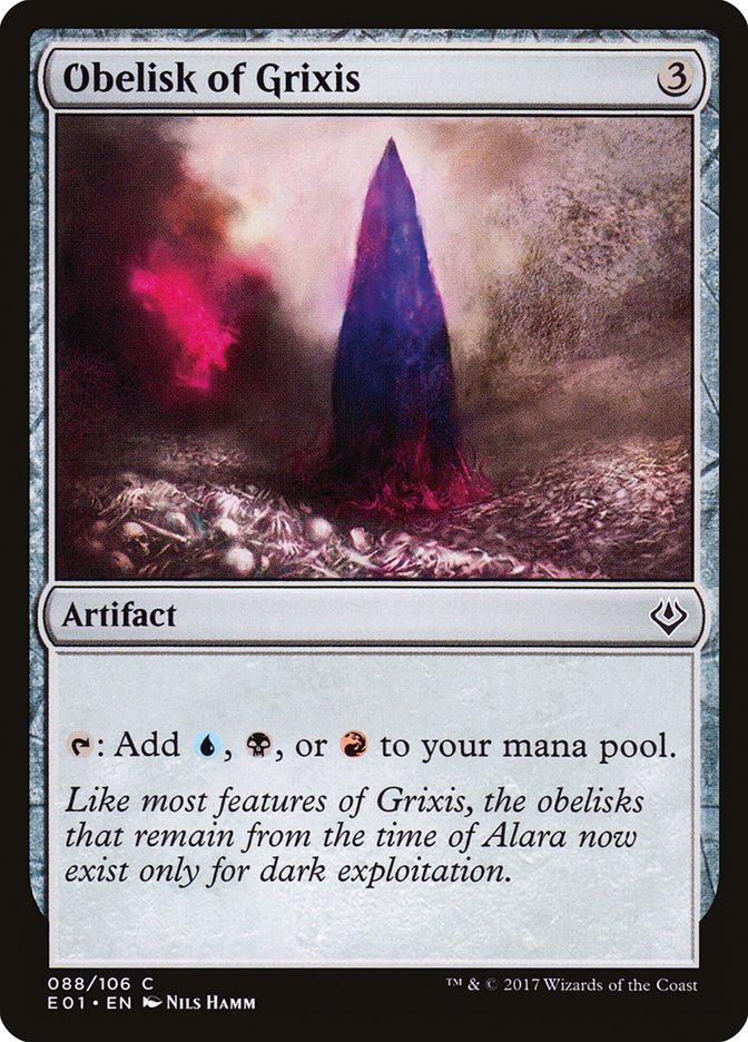 Obelisk of Grixis [Archenemy: Nicol Bolas] - Devastation Store | Devastation Store