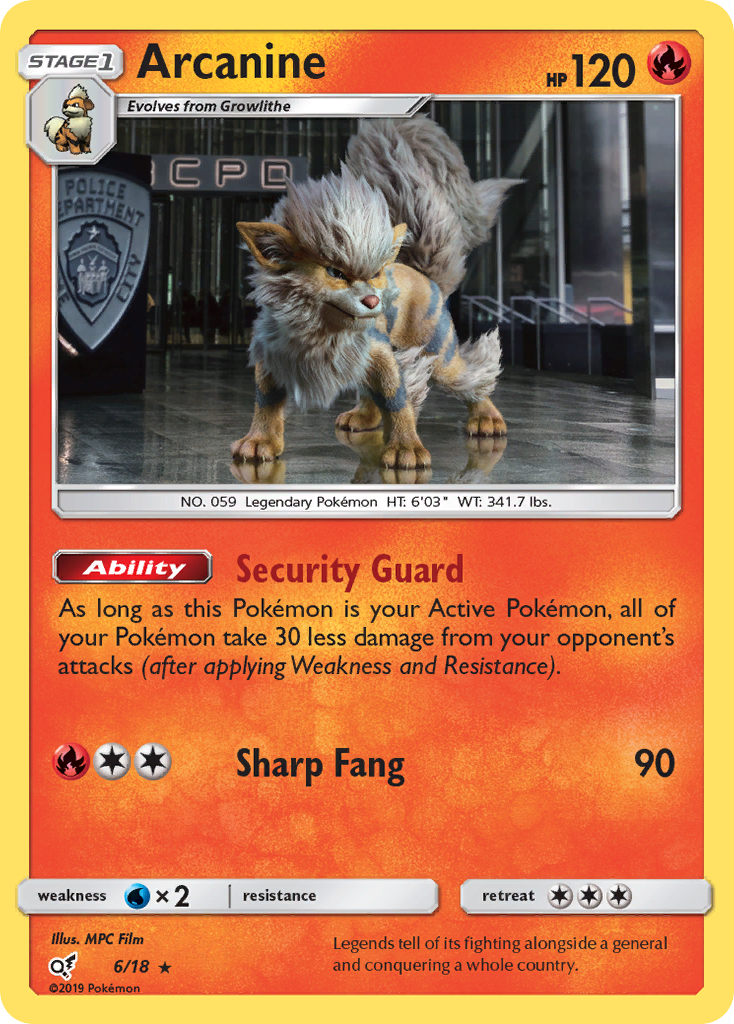 Arcanine (6/18) [Sun & Moon: Detective Pikachu] | Devastation Store