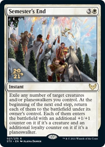 Semester's End [Strixhaven: School of Mages Prerelease Promos] | Devastation Store